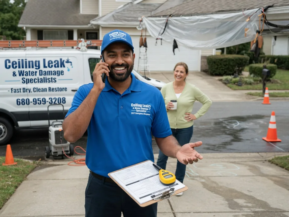 Ceiling Leak Cleanup Rumford, RI FAQs